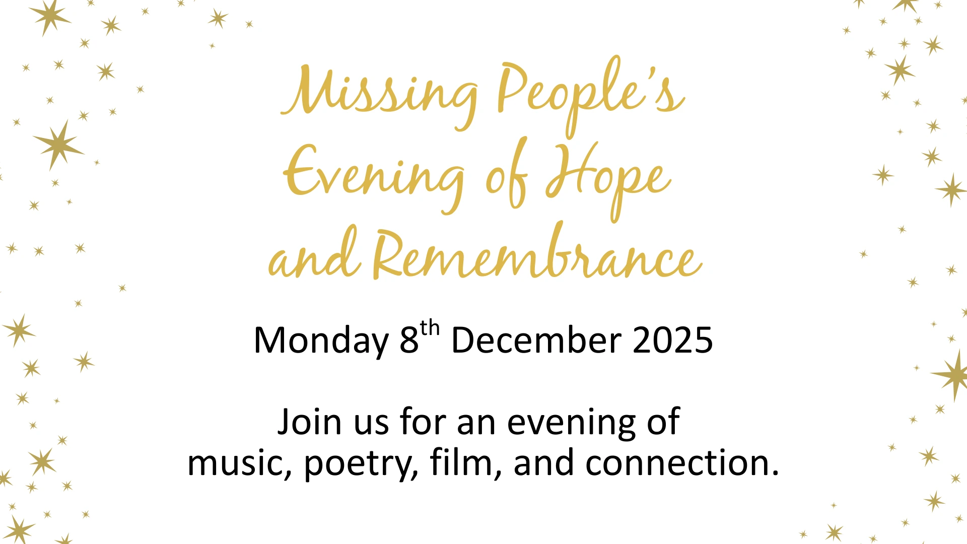 Evening of Hope and Remembrance