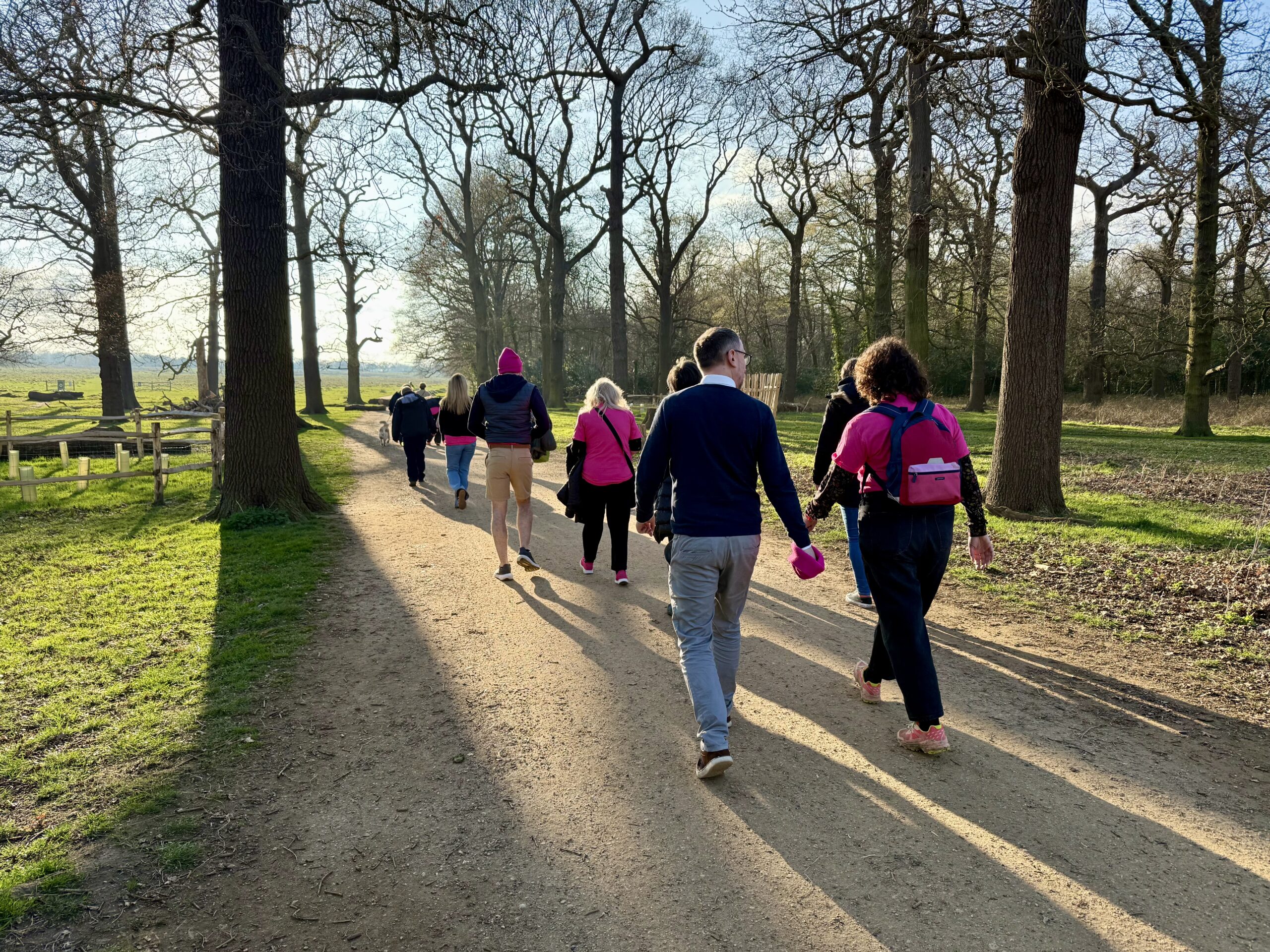 Missing People staff walk in solidarity