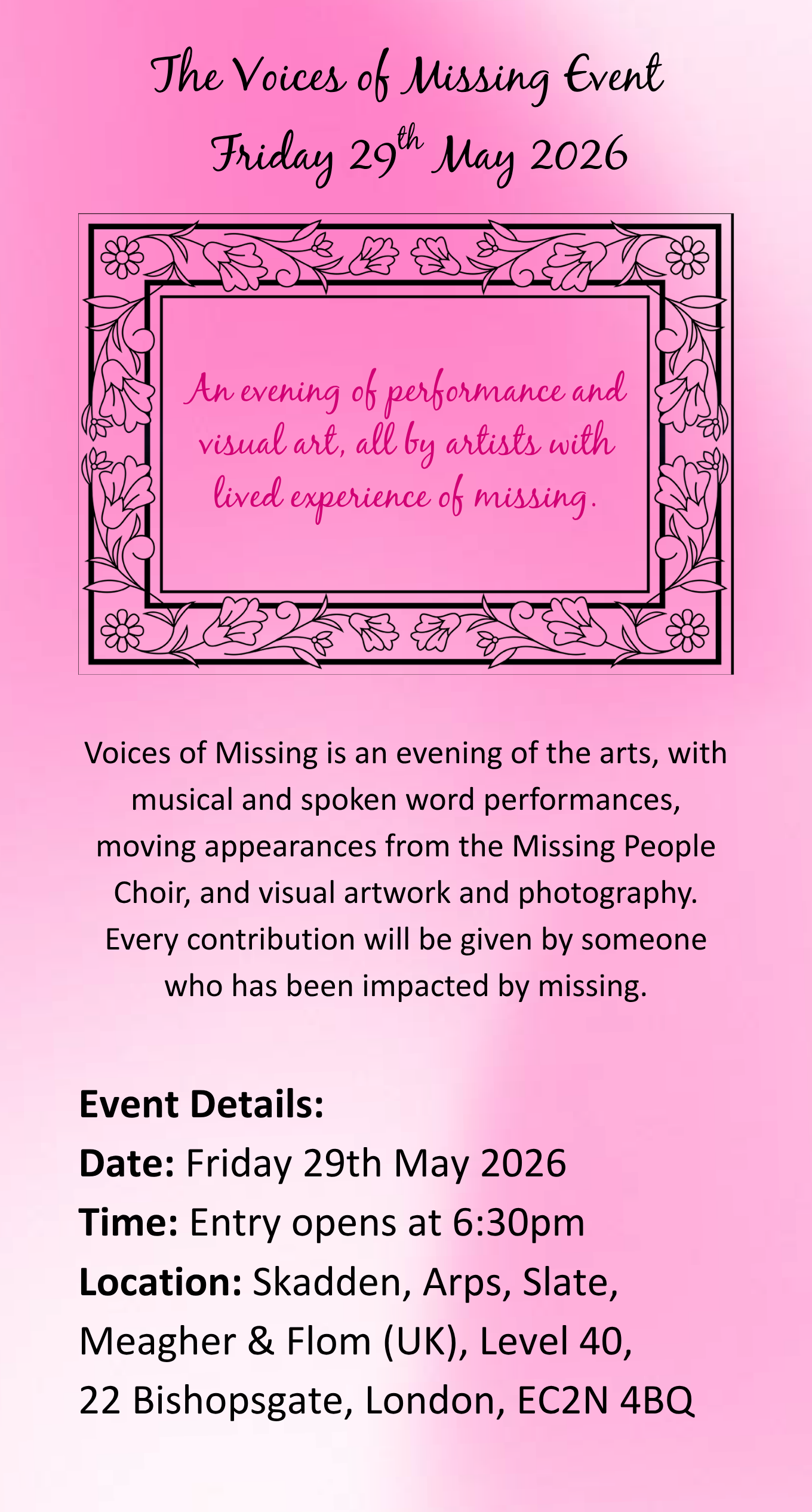 Voices of Missing
