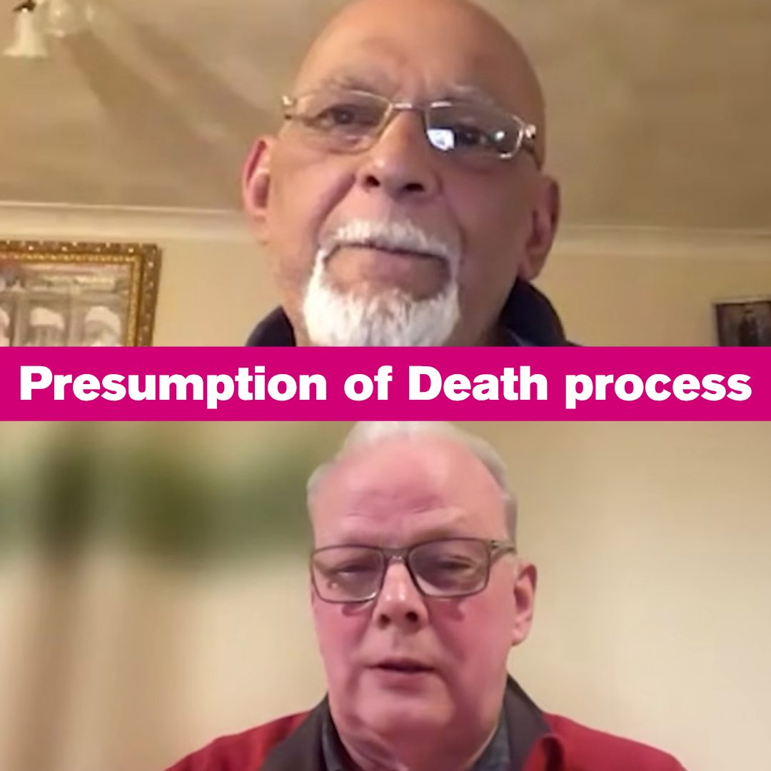 Presumption of Death process