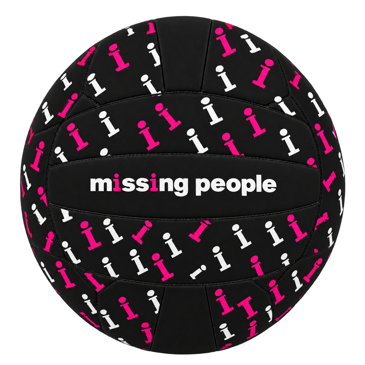 Generated image_ Missing People Patterned Sports Ball